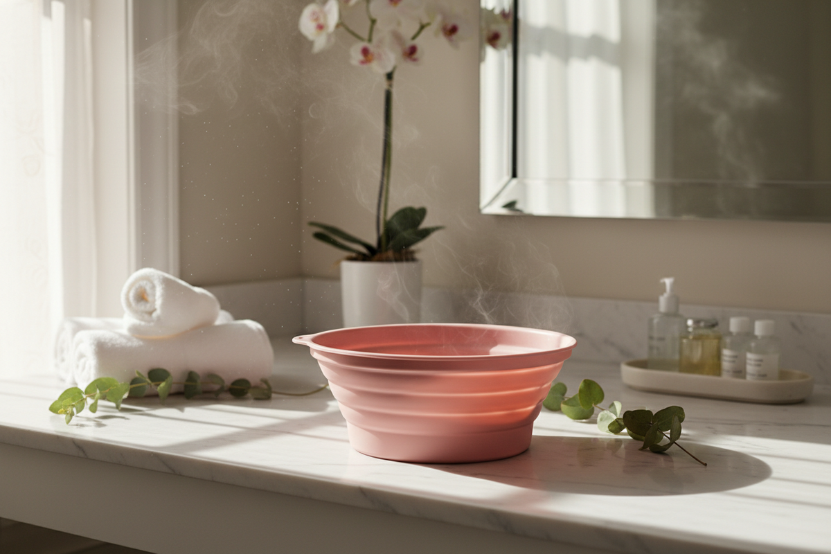 bol de bain pliable belle image